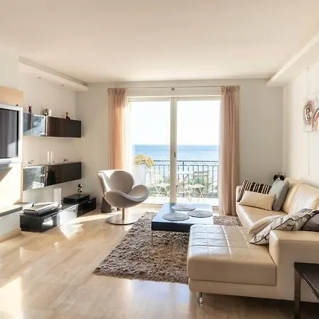 T3 Vue Mer Le Mace Plage Cannes Buitenkant foto